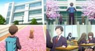 The Anime school of 100 Girlfriends (Image via Bibury Animation Studios)